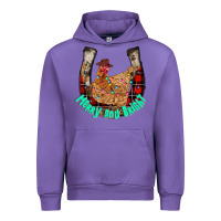 Tulip horseshoe chicken Urban Hoodie - CowhideDigitalArt