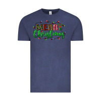 Vintage Denim merry christmas Vintage Tee - BundleAndBundleShop
