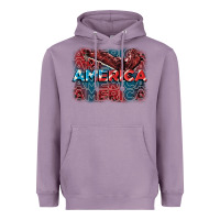 Lavender America america america america 4th of july Heavyweight Hoodie - FaDigitalArtStudio