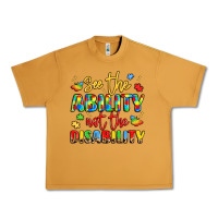Peanut Butter see the ability not the disability Urban Heavy Tee - LillyAllenDesigns