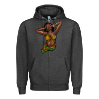 Charcoal Heather Black woman Zipper Hoodie - HowdyJamesFarm