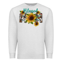 Oatmeal Heather Blessed mom Mother's Day Premium Sweatshirt - FaDigitalArtStudio