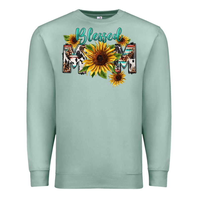 Blessed Mom Mother's Day Premium Sweatshirt by FaDigitalArtStudio | Teevron