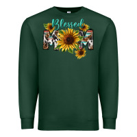 Sports Green Blessed mom Mother's Day Premium Sweatshirt - FaDigitalArtStudio
