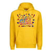 Lemon all american girl doodle letters Premium Hoodie - CowCowDesign