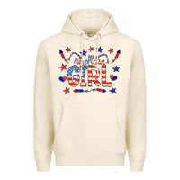 Tofu all american girl doodle letters Premium Hoodie - CowCowDesign