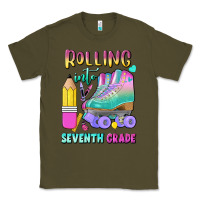 Army Green rolling into seventh grade Classic Tee - BundleAndBundleShop