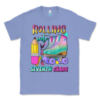Colony Blue rolling into seventh grade Classic Tee - BundleAndBundleShop
