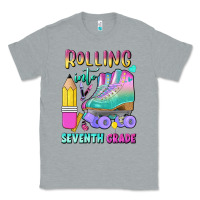 Heather Grey rolling into seventh grade Classic Tee - BundleAndBundleShop