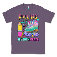Lavender rolling into seventh grade Classic Tee - BundleAndBundleShop