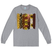 Heather Grey fall glitter brush strokes Long Sleeve Tee - Bettercallsaul