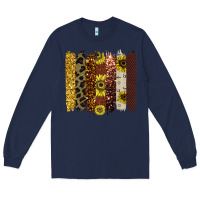 Navy fall glitter brush strokes Long Sleeve Tee - Bettercallsaul