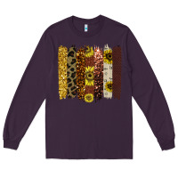 Plum fall glitter brush strokes Long Sleeve Tee - Bettercallsaul
