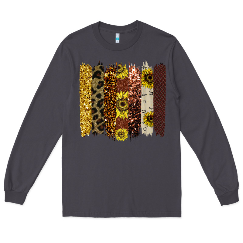 Fall Glitter Brush Strokes Long Sleeve Tee by Bettercallsaul | Teevron