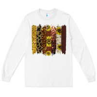 White fall glitter brush strokes Long Sleeve Tee - Bettercallsaul