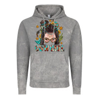 Cloud Rock Western Cowgirl Braid Hair Vintage Hoodie - BundleAndBundleShop