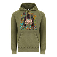 Vintage Olive Western Cowgirl Braid Hair Vintage Hoodie - BundleAndBundleShop