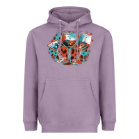 Lavender American wines Heavyweight Hoodie - FaDigitalArtStudio