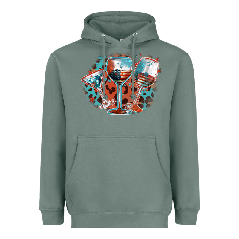 American Wines Heavyweight Hoodie by FaDigitalArtStudio | Teevron