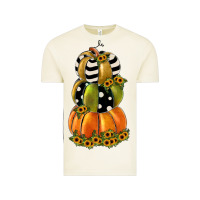 Vintage Arctic pumpkin polka dot, sunflower Vintage Tee - JahusDesignShop