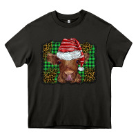 Asphalt christmas leopard buffalo plaid baby highland cow Heavy Core Tee - BarkalooDesign