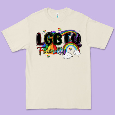 Lgbtq  Friendly Premium Tee Designed By Maliassmallbusiness