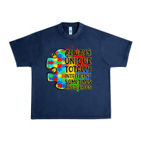 Navy always unique totally intelligent sometimes myster Urban Heavy Tee - LillyAllenDesigns