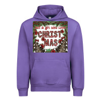 Tulip just a girl who loves christmas Urban Hoodie - CowhideDigitalArt