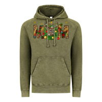 Vintage Olive Western Mom With Reindeer Vintage Hoodie - BundleAndBundleShop