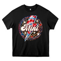 Black Western Mini Patriotic Heavy Core Tee - LillyAllenDesigns