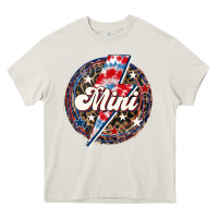 Cream Western Mini Patriotic Heavy Core Tee - LillyAllenDesigns