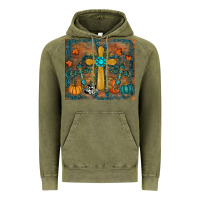 Vintage Olive fall cross tumbler Vintage Hoodie - RanaPortraitStore
