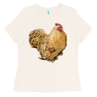 Bone cochin rooster Ladies Tee - LillyAllenDesigns