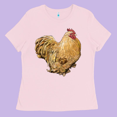 Cochin Rooster Ladies Tee Designed By Lillyallendesigns