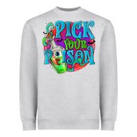 Heather Grey Pick Your Poison Heavyweight Sweatshirt - texasbilliewilder