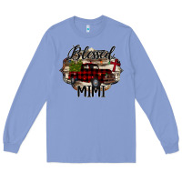 Colony Blue Blessed Mimi Christmas Truck Long Sleeve Tee - Bettercallsaul