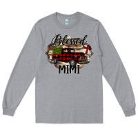 Heather Grey Blessed Mimi Christmas Truck Long Sleeve Tee - Bettercallsaul