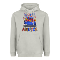 Moon Dust Western Fourth Of July America Truck Heavyweight Hoodie - FaDigitalArtStudio