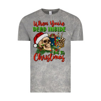 Cloud Rock when you’re dead inside but it's christmas Vintage Tee - BundleAndBundleShop