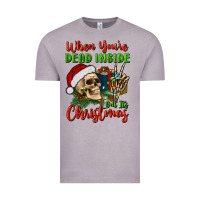 Vintage Zinc when you’re dead inside but it's christmas Vintage Tee - BundleAndBundleShop