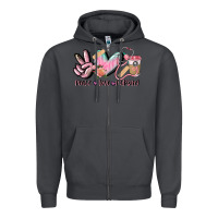 Smoke peace love nursing Zipper Hoodie - CowGirlArtShop
