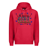 Cardinal All American Girl Premium Hoodie - CowCowDesign