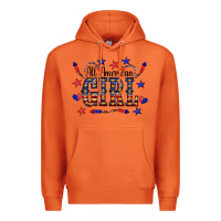 Carrot All American Girl Premium Hoodie - CowCowDesign