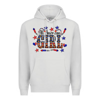 All American Girl Premium Hoodie | Teevron