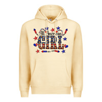 Pina Colada All American Girl Premium Hoodie - CowCowDesign
