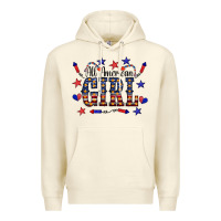 Sandshell All American Girl Premium Hoodie - CowCowDesign