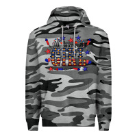 Slate Camo All American Girl Premium Hoodie - CowCowDesign