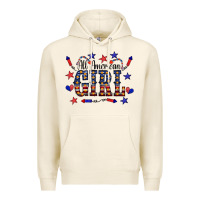 Tofu All American Girl Premium Hoodie - CowCowDesign