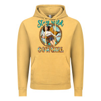 Vintage Mustard Western Stay Wild Cowgirl Vintage Hoodie - BundleAndBundleShop
