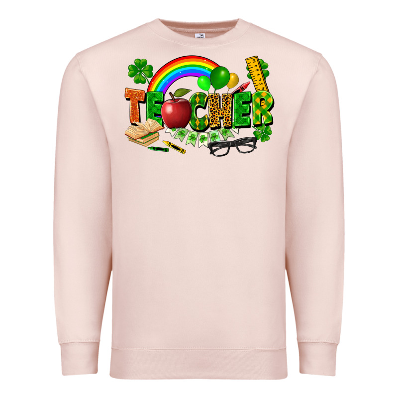 Teacher St Patrick Premium Sweatshirt by FaDigitalArtStudio | Teevron